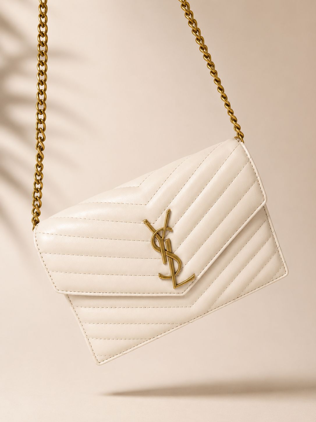 Bolsa Premium Off White Matelassê