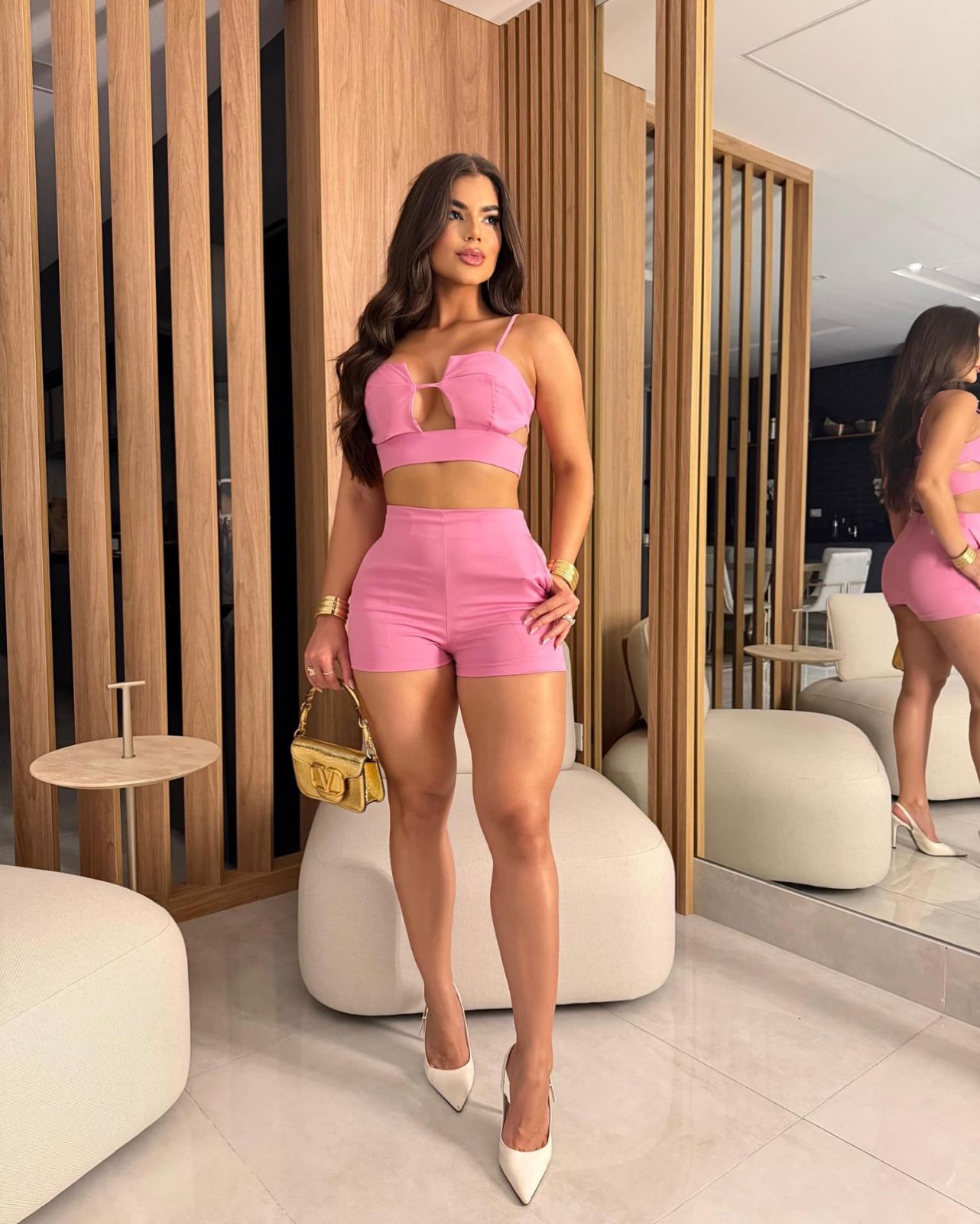 Conjunto Olívia na cor Rosa - Patrícia Brand