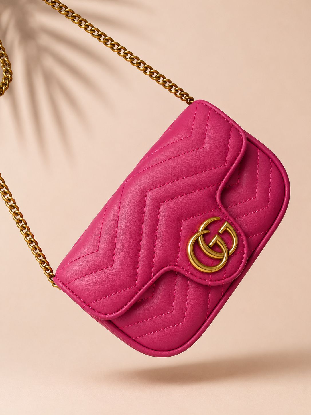 Bolsa Premium Pink Matelassê Chevron